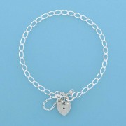 SWT 3.5g LITE CURB CHARM BRACELET