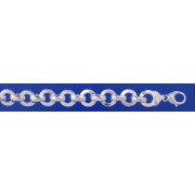SWT HOLLOW SQ.SECT.ROUND LINK BRACELET