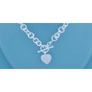 SWT 18" HOLLOW TIF HEART CHAIN