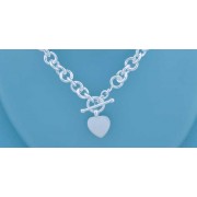 SWT 18" HOLLOW TIF HEART CHAIN
