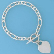 SWT 7mm 2+1 FIGARO CHAIN TIF BRACELET