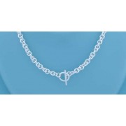 SWT 18" 6mm ROUND TIF NECKLACE-NO HEART