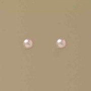GPC 4mm CULTERED PEARL STUDS           =