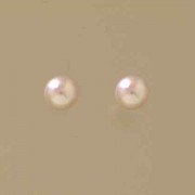 GPC 6mm CULTERED PEARL STUDS           =