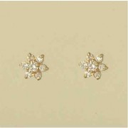 GPC CZ CLUSTER STUD EARRING