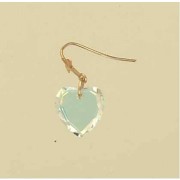 GPC CRYSTAL HEART DROP EARRING