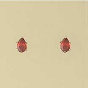 GPC 6mm TEARDROP IMM.CITRINE STUDS