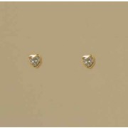 GPC 3MM RUB SET CZ HEART STUD