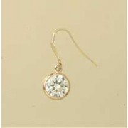 GPC 8mm CZ DROP EARRINGS