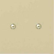 GPC 4MM WHITE GOLD BALL STUDS          =