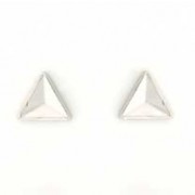 GPC WHITE 10mm CONCAVE TRIANGLE STUDS