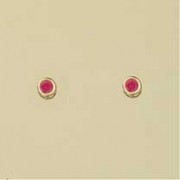 GPC 3mm RUBY RUB SET STUDS             =