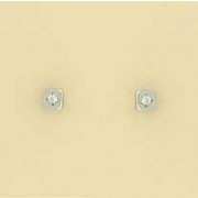 GPC 2mm SQ.CZ SET 4mm SQ. WHITE STUD   =