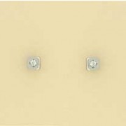 GPC 2mm SQ.CZ SET 4mm SQ. WHITE STUD   =