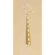 GPC LARGE HOLLOW DROP EARRING          =