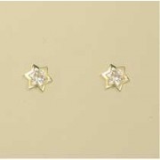 GPC 6mm CZ SET STAR STUD               =