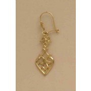 GPC CAST FILIGREE DROP EARRING         =