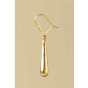 GPC 25mm POLISHED BOMB DROP EARRINGS