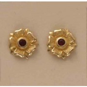 GPC GARNET SET ROSE STUDS