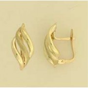 GPC TWO TONE 3 ROW WAVY STUDS