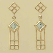 GPC SQ.BLUE TOPAZ MACKINTOSH STYLE DROPS