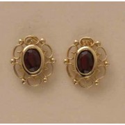 GPC 7x5mm FANCY GARNET STUDS           -