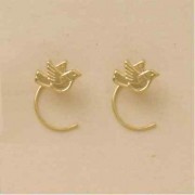 GPC DOVE CURLY NOSE STUDS
