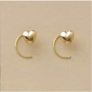 GPC POLISHED HEART NOSE STUD