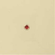 GPC GARNET NOSE STUD-BENT WIRE