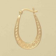 GPC 25mm U SHAPE GREEK KEY CREOLES