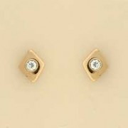 GPC 3MM CZ 9mm DIAMOND SHAPE STUD