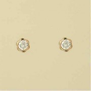 GPC CZ SET 7MM FLOWER STUD             =