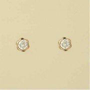 GPC CZ SET 7MM FLOWER STUD             =