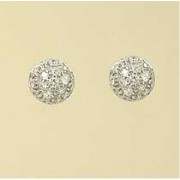 GPC 10mm CZ DOME GLITTER STUDS         ]