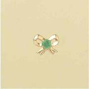 GPC ANDRALOK EMERALD BOW STUDS