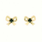 GPC ANDRALOK SAPPHIRE BOW STUDS