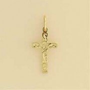 GPC 16x10mm SMALL ENGRAVED CROSS
