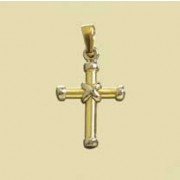 GPC 17mm WIRE WRAPPED CAPPED CROSS