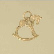 GPC 18mm CAST ROCKING HORSE CHARM      =