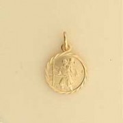 GPC 12mm D/C ST.CHRISTOPHER PENDANT    =