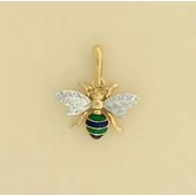 GPC ENAMELLED BEE CHARM