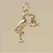 GPC STORK & BABY CHARM                 =