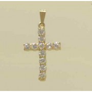 GPC 20x14mm CZ SET CROSS