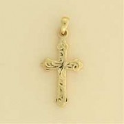 GPC 20x12mm SOLID D/C GOTHIC CROSS     =