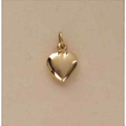 GPC 10mm HOLLOW POLISHED HEART PENDANT =