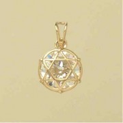 GPC 12mm CZ PENDANT/STAR OF DAVID      =