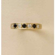 GPC CZ/SAPPHIRE 7 ST ETERNITY RING     =