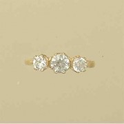 GPC CZ 3 STONE RING