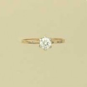 GPC 5mm CZ SOLITAIRE RING              =