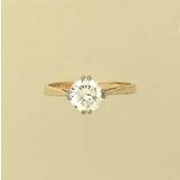 GPC 6mm CZ SOLITAIRE RING              =